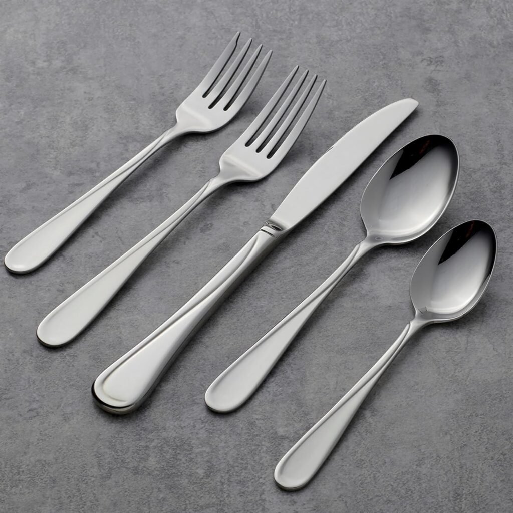 Oneida Flight 45-Piece Stainless-Steel Flatware Set