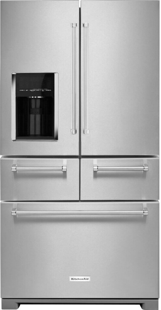 KitchenAid-25.8-Cu.-Ft.-5-Door-French-Door-Refrigerator : 3M Gadgets KitchenAid - 25.8 Cu. Ft. 5-Door French Door Refrigerator