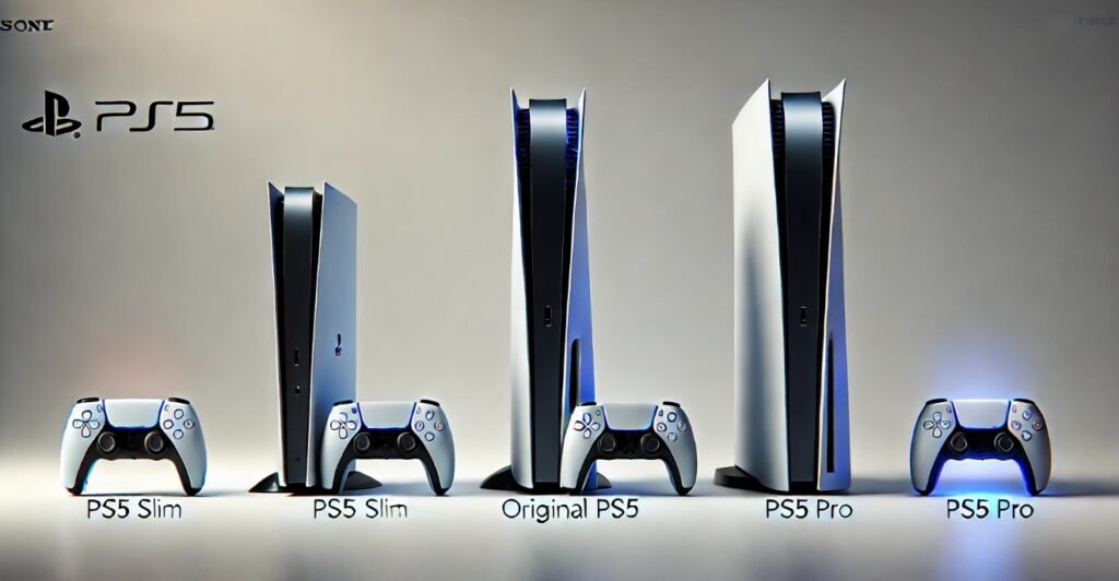 PS5 Slim vs PS5 vs PS5 Pro